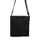 Bolso mensajero de lona de algodón - Negro