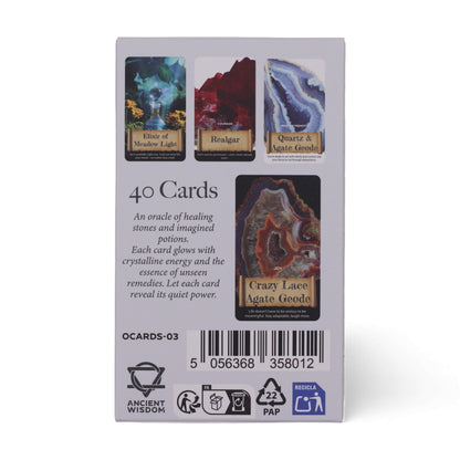 Cartes Oracle des Cristaux et des Élixirs – Jeu de Cartes d'Énergie de Guérison
