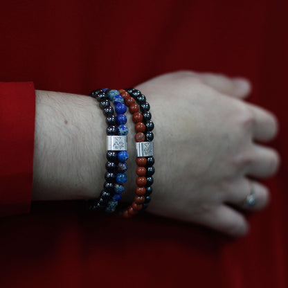 Pulsera de Piedras Preciosas Magnéticas - Sodalite