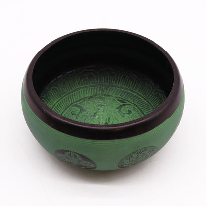 Bol chantant tibétain - Mandala Bouddha - 16 cm