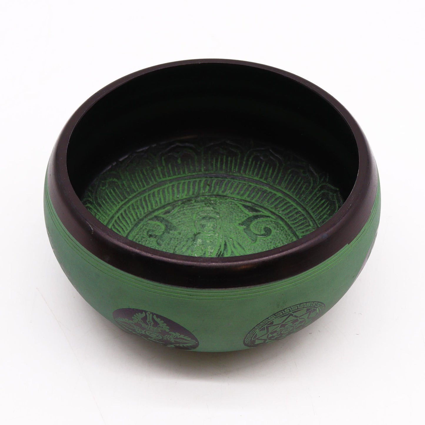 Bol chantant tibétain - Mandala Bouddha - 16 cm