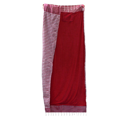 Toalla Pareo Algodón Rosa 100x180cm