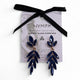 Azul Real - Vidrio Vintage - Caída Larga - Pendientes