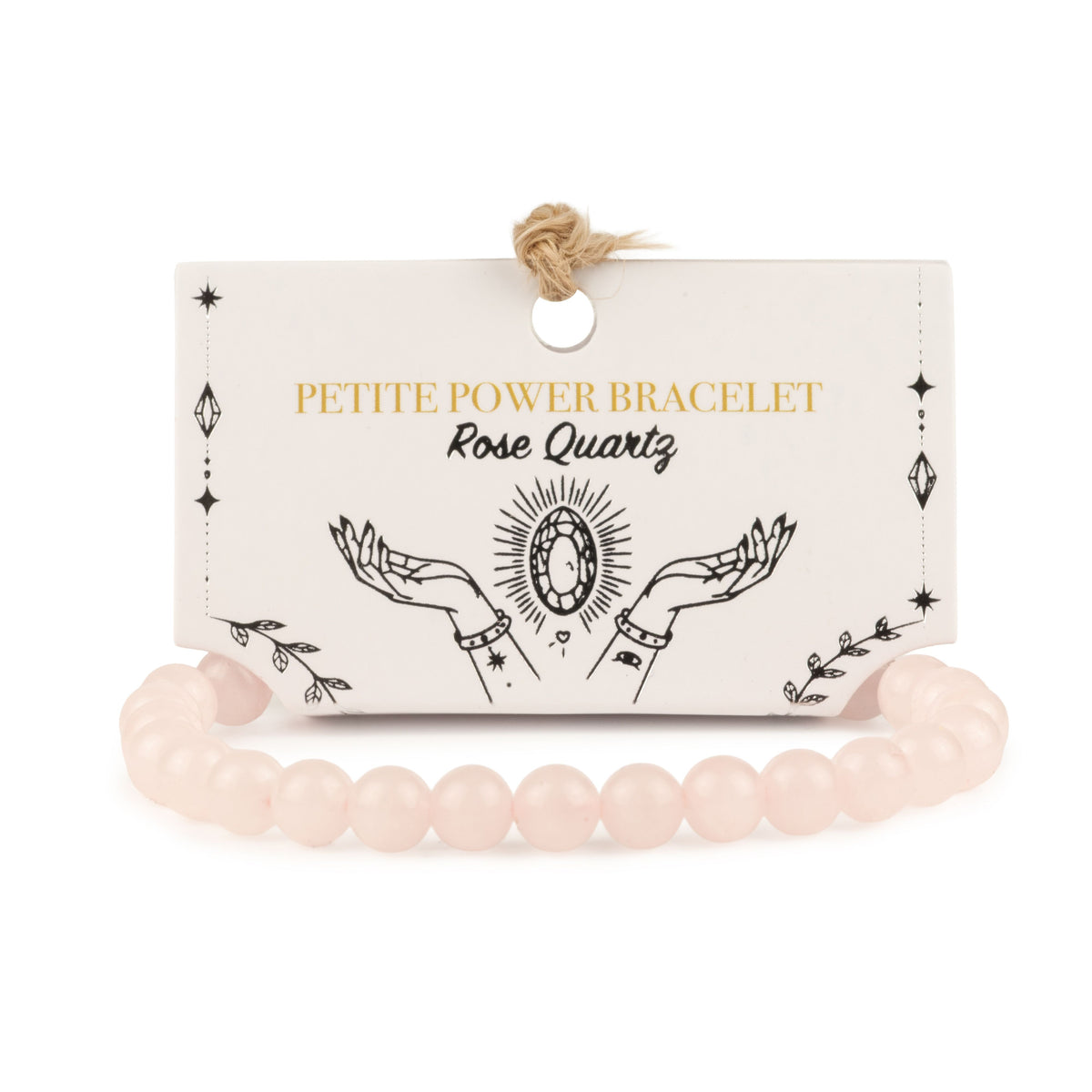 Pulsera de Poder Pequeña (17 cm x 6 mm) - Cuarzo Rosa