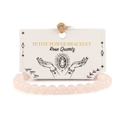 Pulsera de Poder Pequeña (17 cm x 6 mm) - Cuarzo Rosa