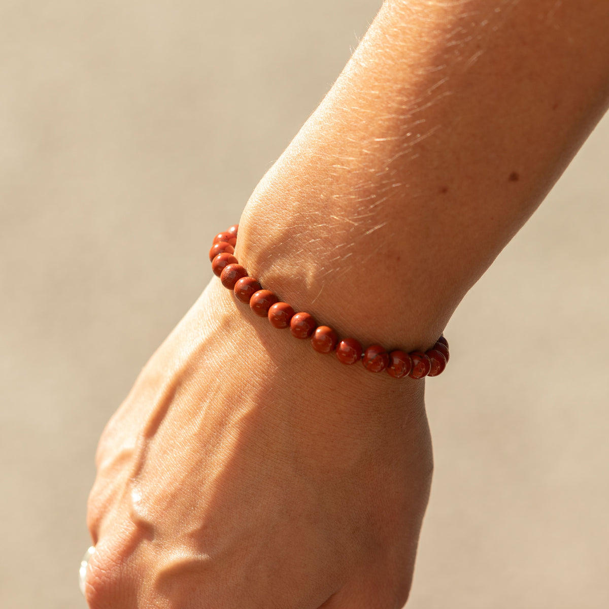 Pulsera de Poder Pequeña (17 cm x 6 mm) - cornalina