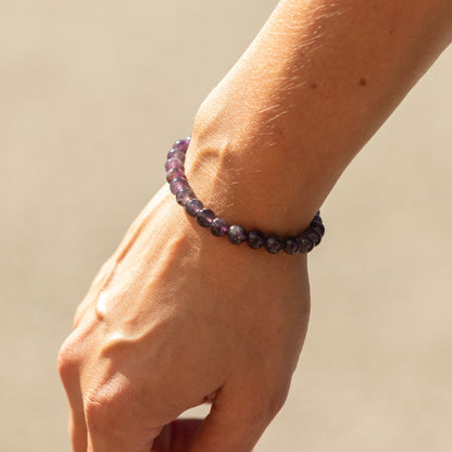 Pulsera de Poder Pequeña (17 cm x 6 mm) - Amatista