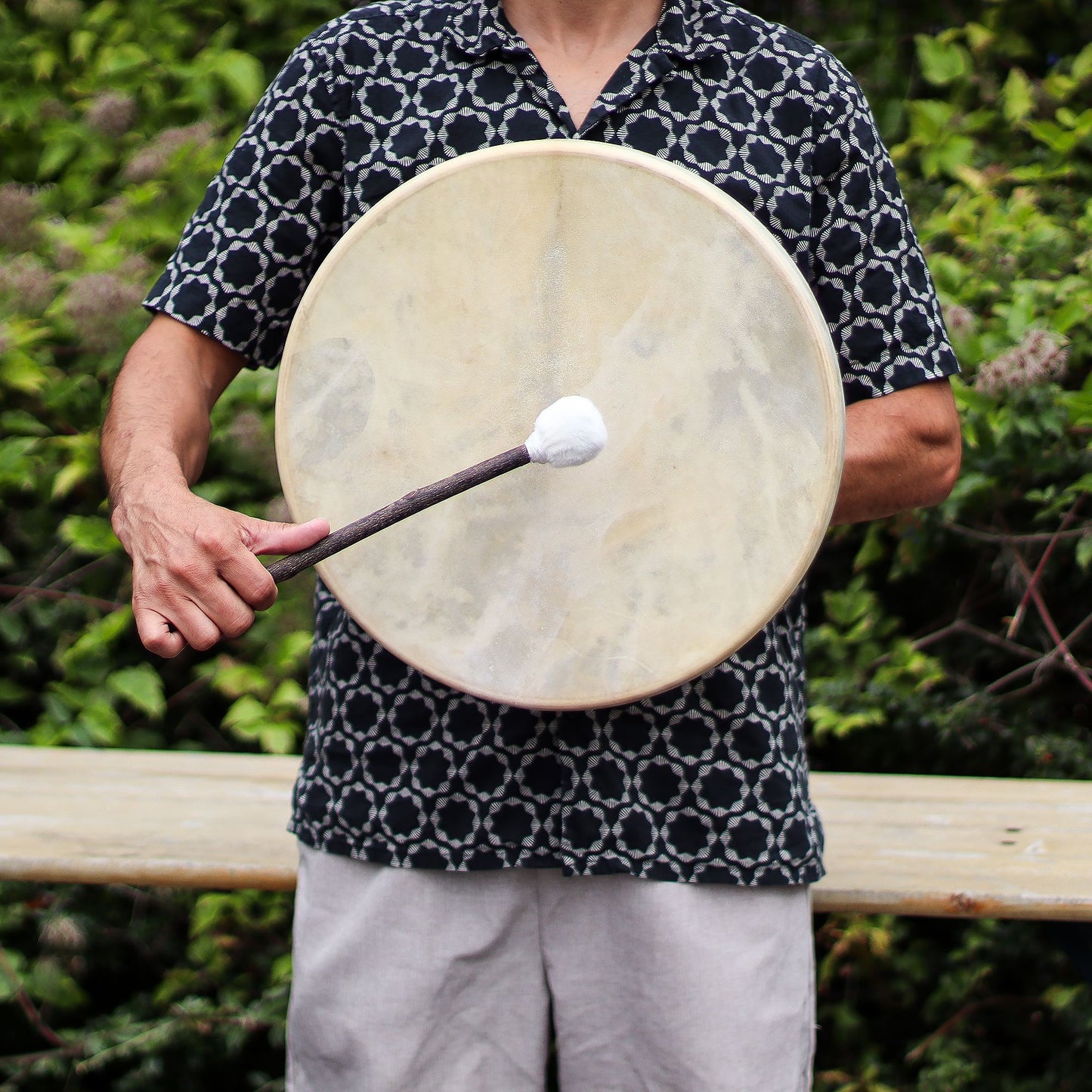 Eagle Spirit - Sharman Drum &amp; Stick - Verstellbar - 40 cm