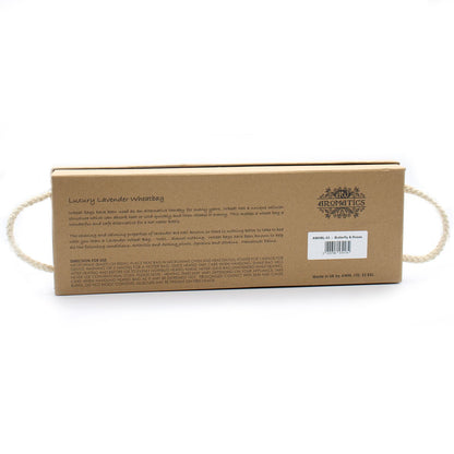 Bolsa de Trigo Lavanda Caja Mariposa Rosas