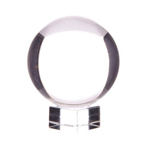Boule de cristal avec support 80 mm
