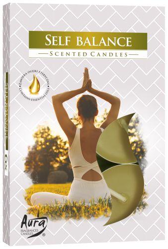 1x Set de 6 Velas de Té Perfumadas - Autoequilibrio