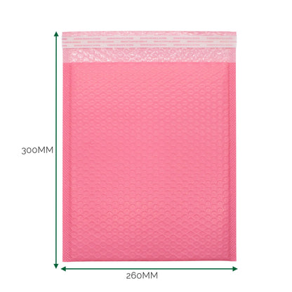 Sobre burbuja de polietileno rosa (260x300+40mm)