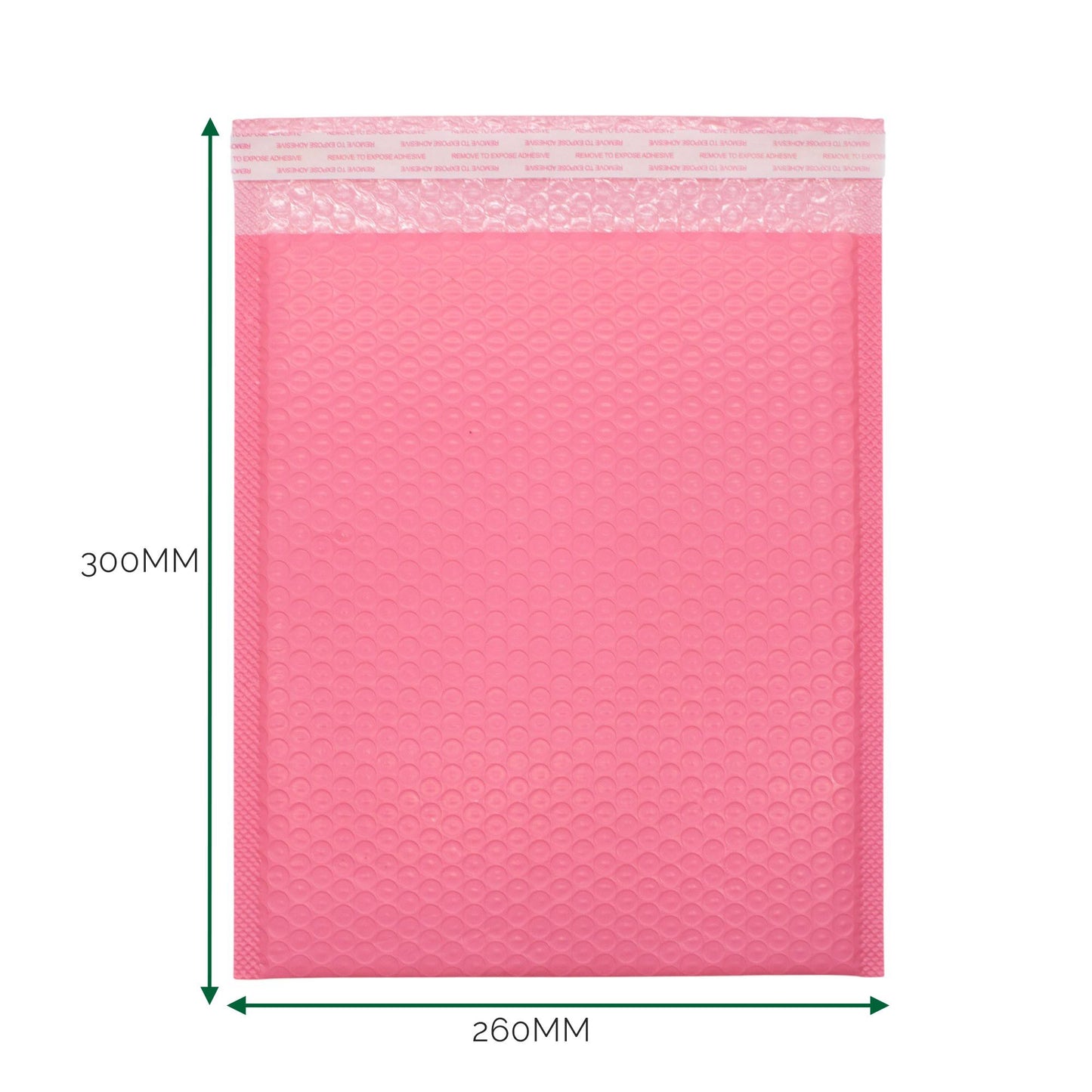 Sobre burbuja de polietileno rosa (260x300+40mm)