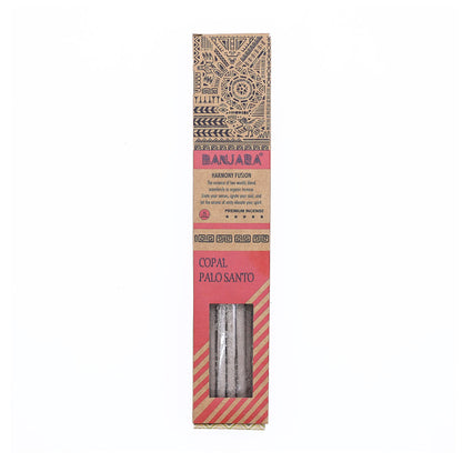 Banjara Palitos de Palo Santo para sahumar - Juego de 6 - Caja