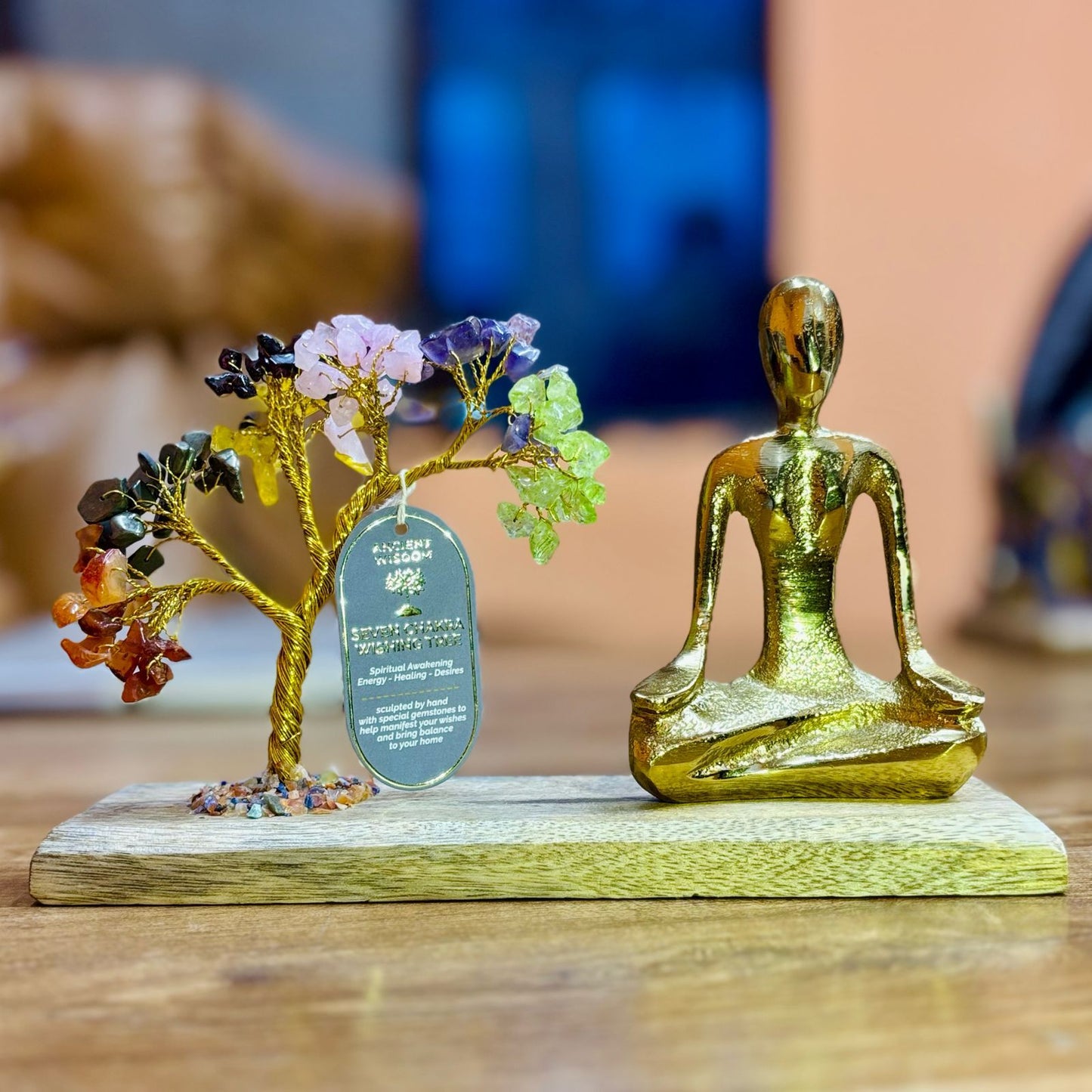Jardín de Gemas Yoga Mudra - Siete Chakras - 100 Chips