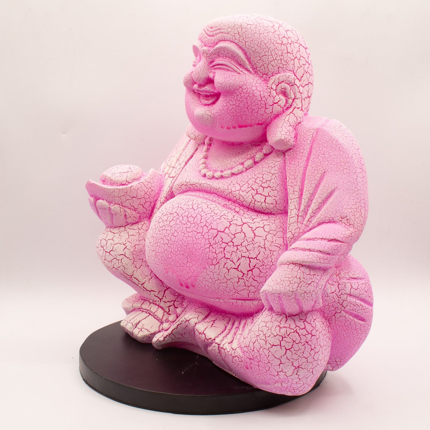 Lámpara del Buda sonriente Fruta del dragón - Base redonda