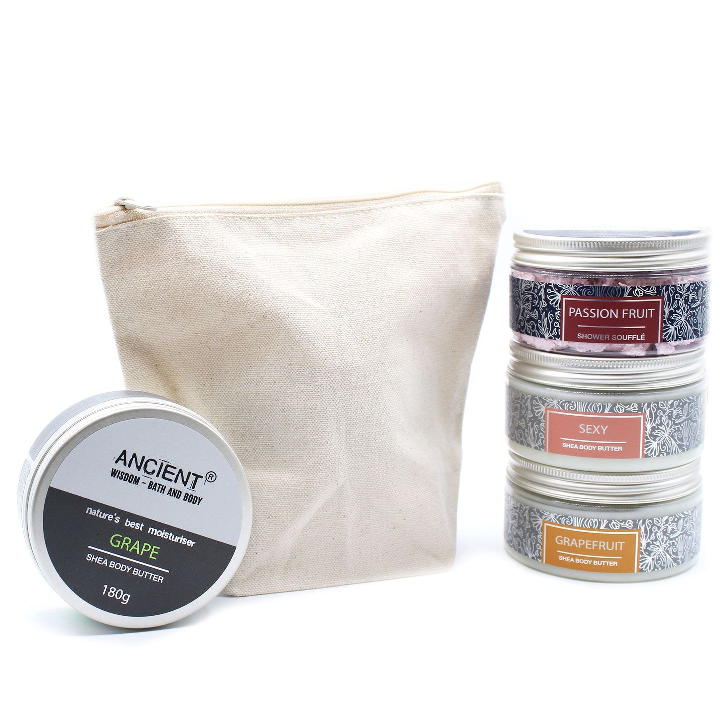 Trousse de toilette en coton naturel 10 oz - Sac moyen