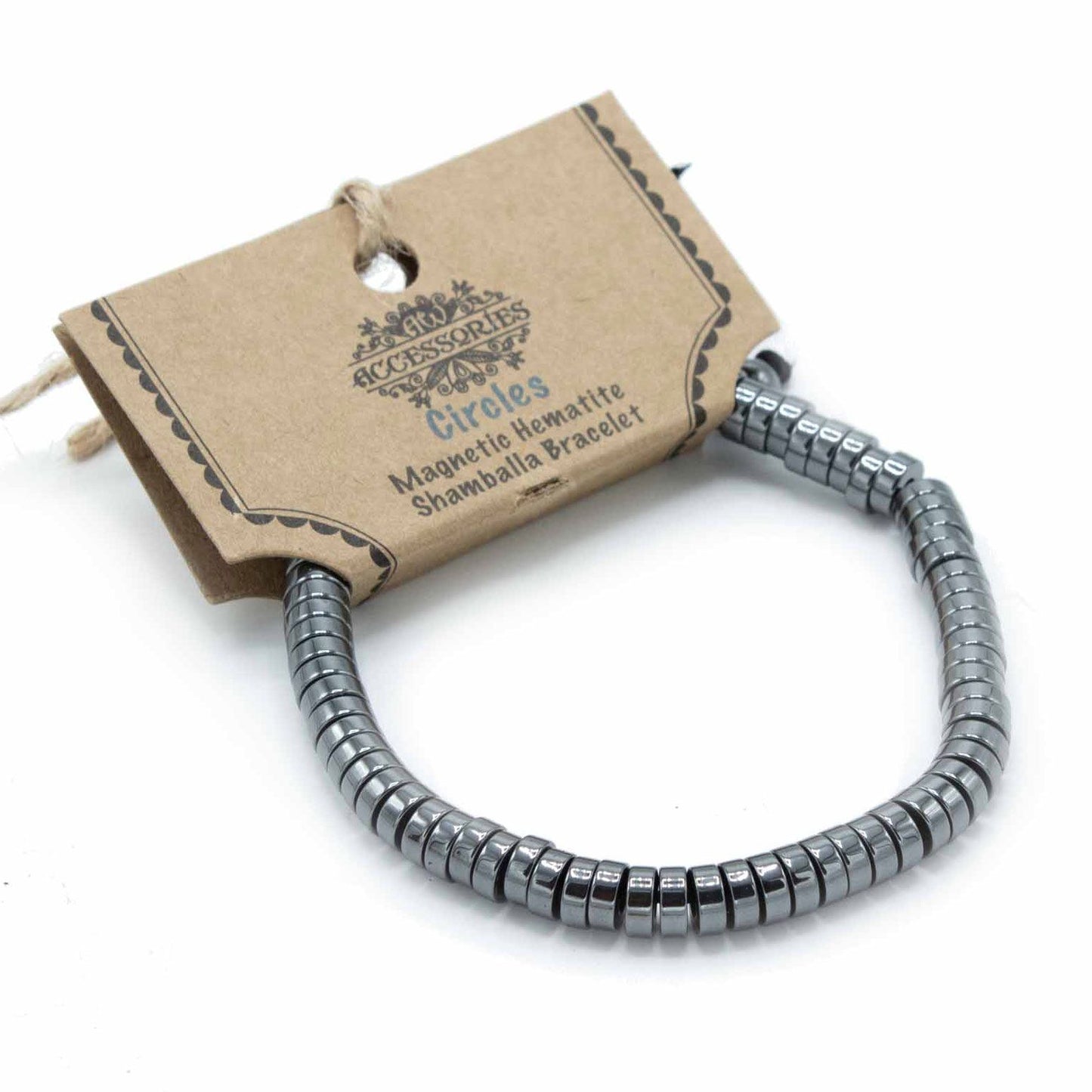 Hämatit Shamballa Magnetarmband - Kreise
