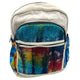 Sac à dos moyen en chanvre tie-dye sans imprimé