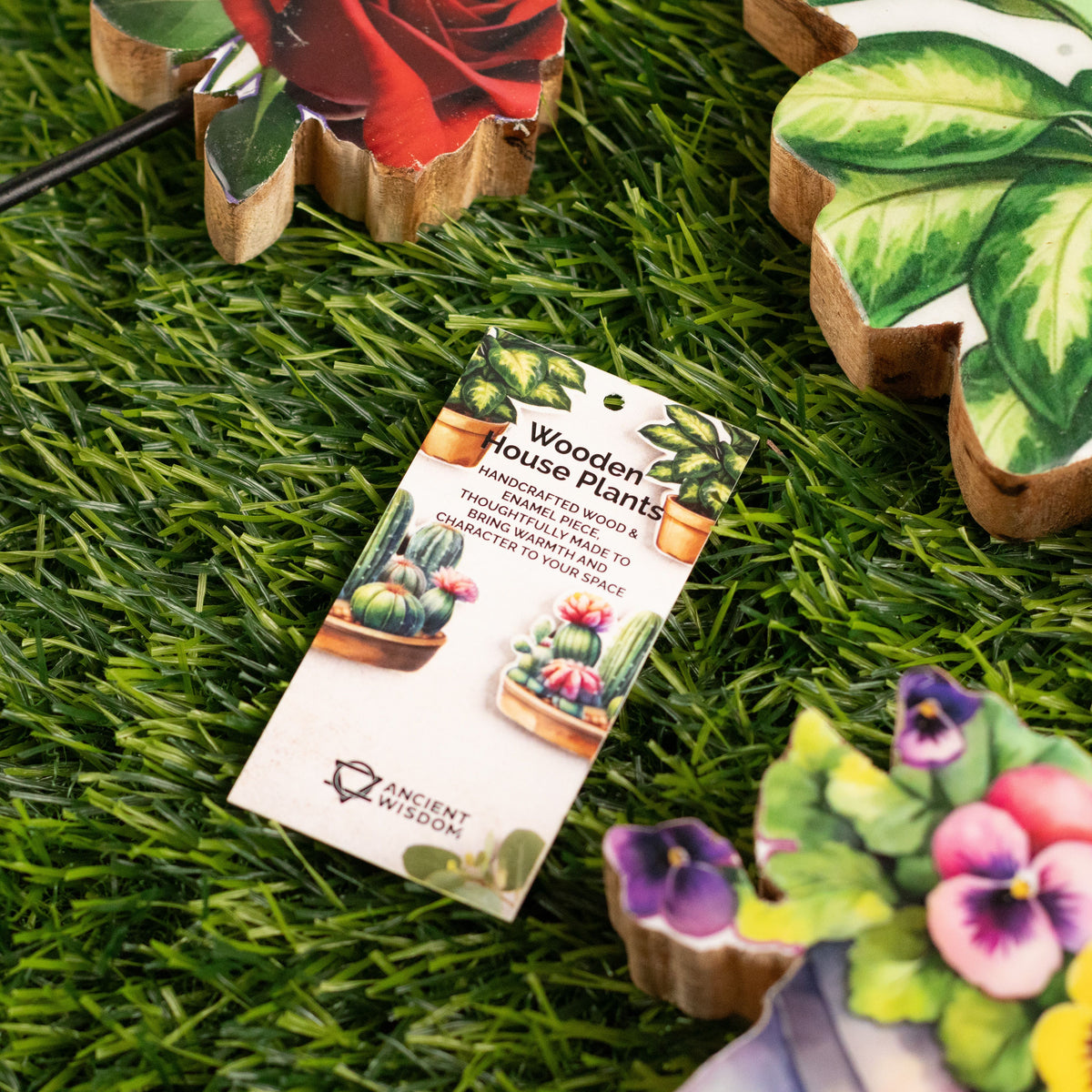 Plantas decorativas de madera - Pensamiento grande
