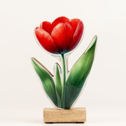 Plantas decorativas de madera - Tulipán mediano