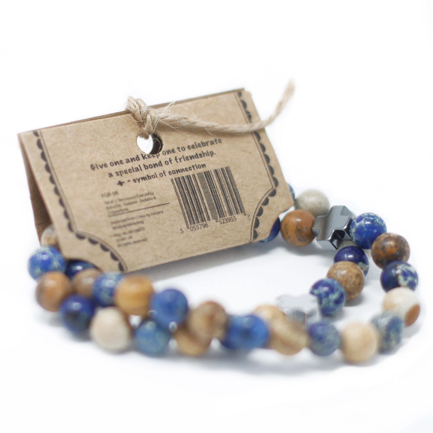 2 Pulseras con Piedras Preciosas - Eternidad