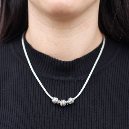 Collar Plata y Oro Tri