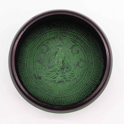 Bol chantant tibétain - Mandala Bouddha - 16 cm