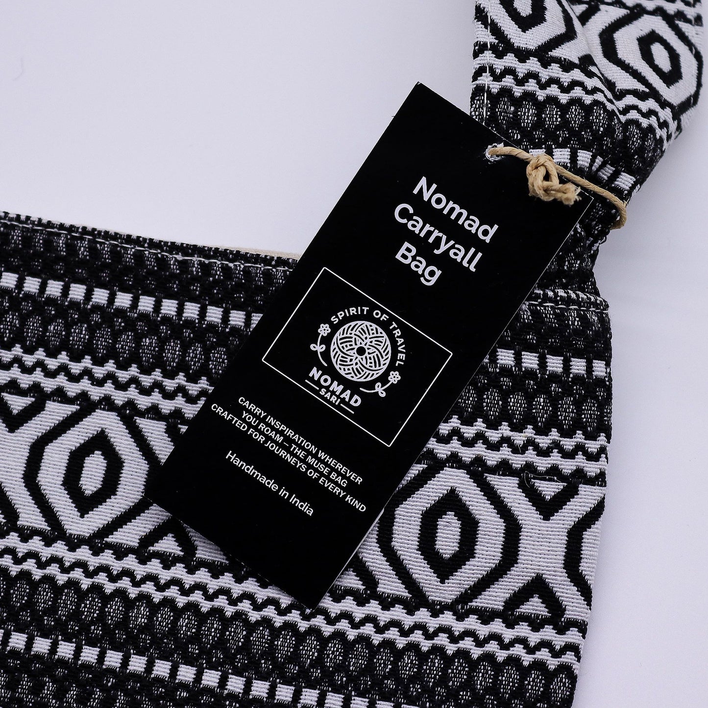 Bolsos Jacquard Naturales – Caravana Urbana – Bolso Tote Nómada