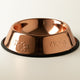 PAW Cuencos para comida - Estilo cobre único - 22 cm - Acero inoxidable (304)