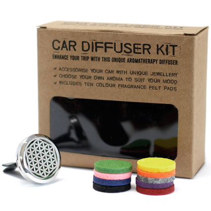 Kit Difusor de Coche Flor de la Vida 30mm