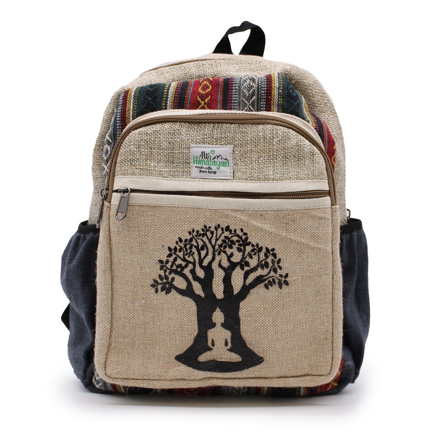 Kleiner Hanfrucksack - Bohdi Tree Design