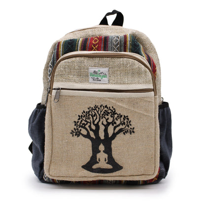 Kleiner Hanfrucksack - Bohdi Tree Design