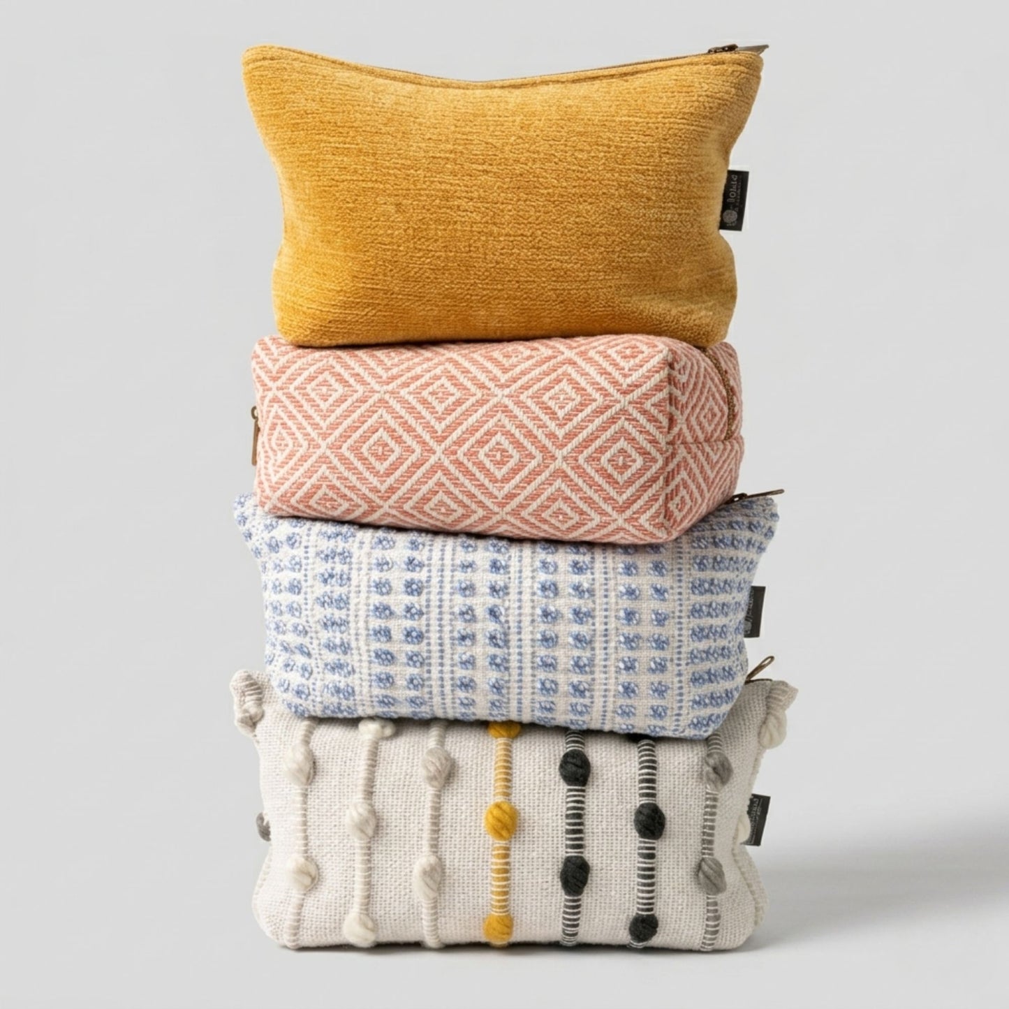 Nomad Sari Indian Jacquard Neceser - Moonlit Weave