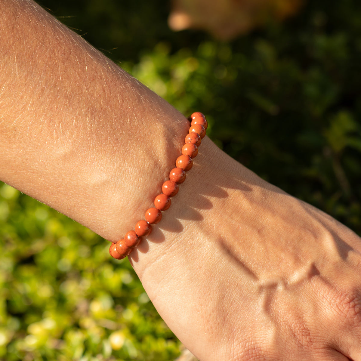 Pulsera de Poder Pequeña (17 cm x 6 mm) - cornalina