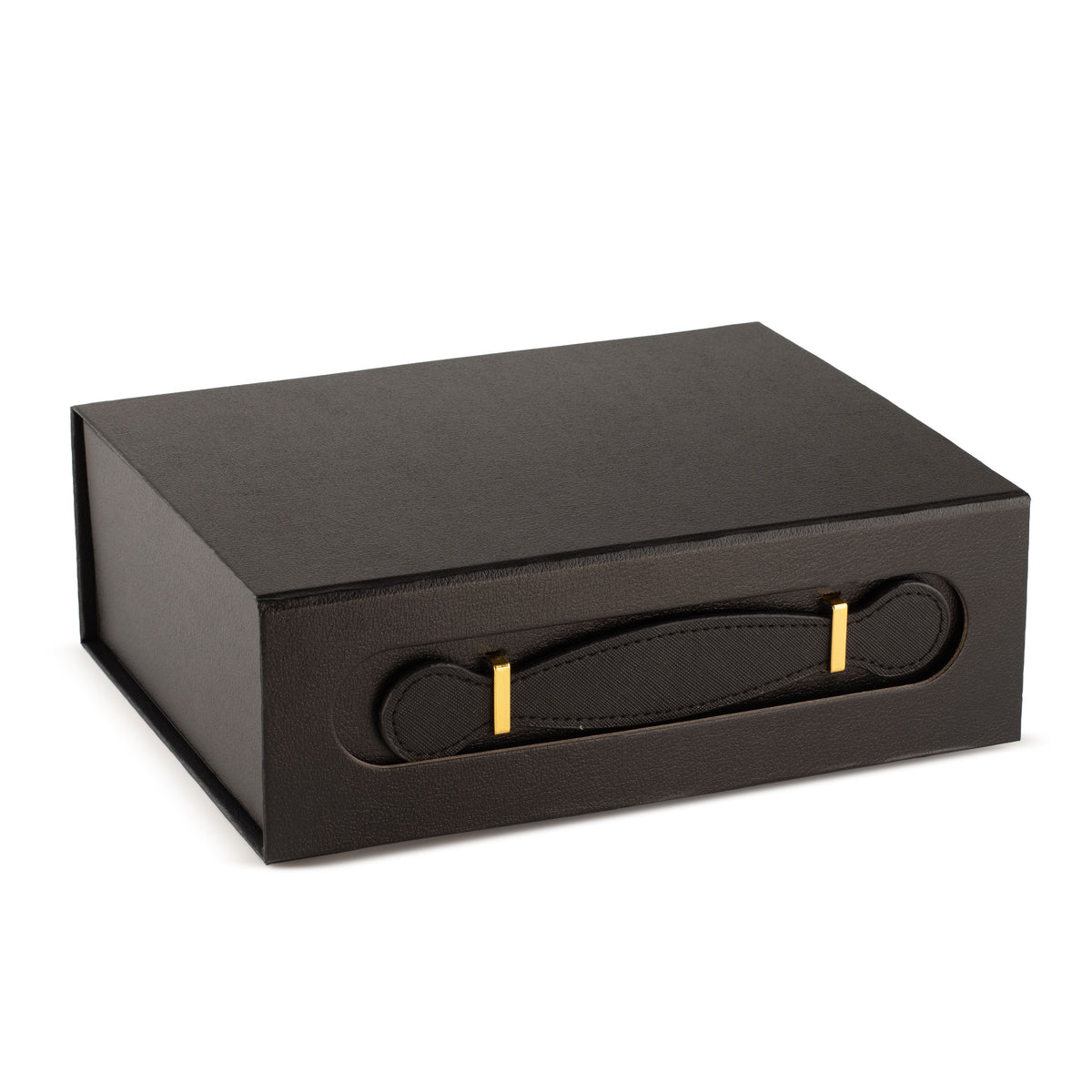 Caja de regalo plegable - cesta mediana  (24x18.2x8cm) - Negro
