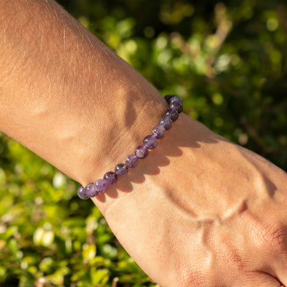 Pulsera de Poder Pequeña (17 cm x 6 mm) - Amatista