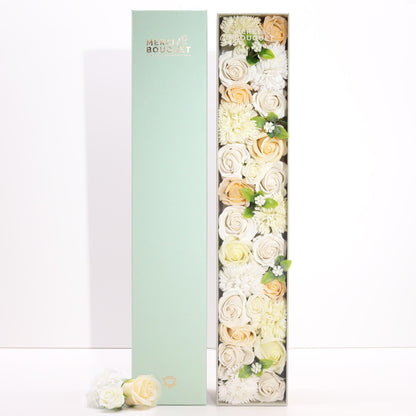 Caja Extra Larga - Bendiciones de Boda - Blanco y Marfil