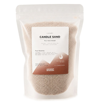 Vela perfumada Arena - Latte Beige - Serenidad Pura - 300 g