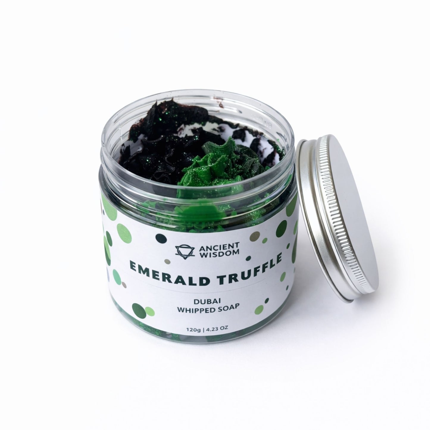 Jabón de crema batida de Dubái - Trufa Esmeralda 120 g