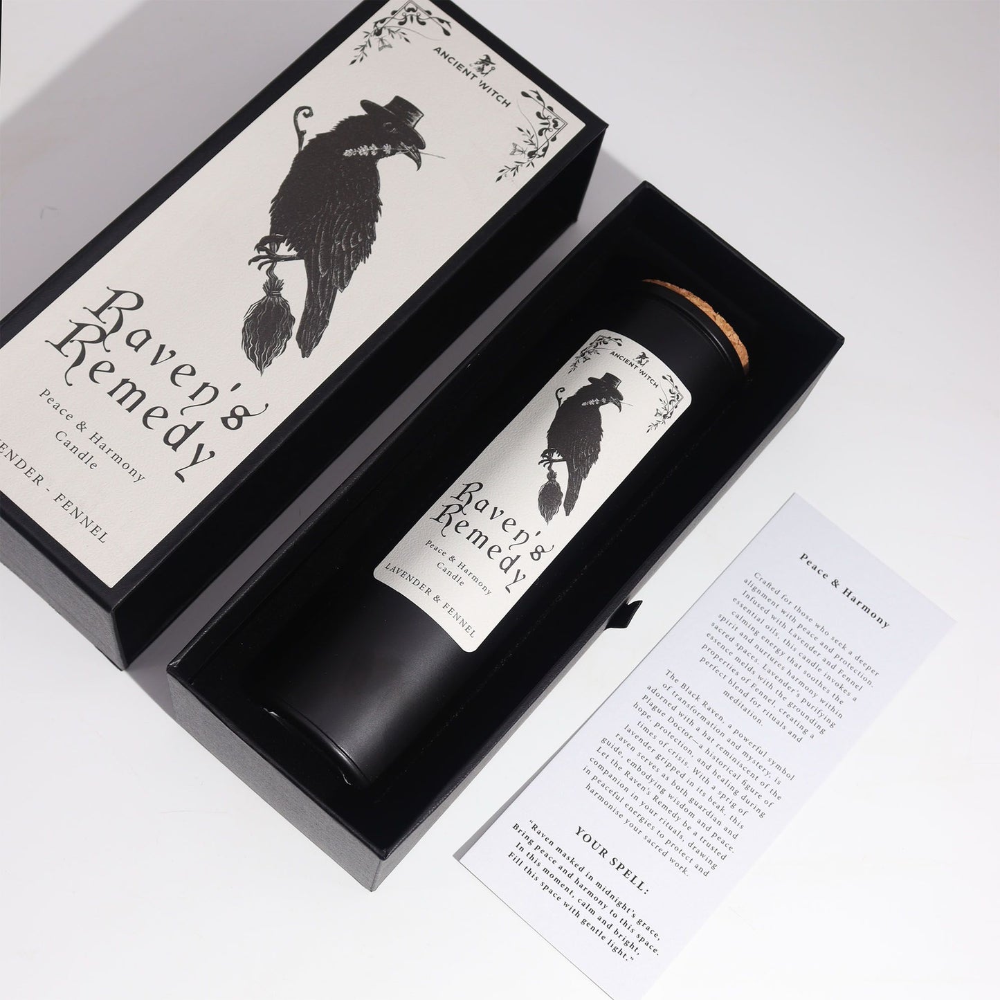 Bougies purificatrices des sorcières anciennes - Remède des corbeaux