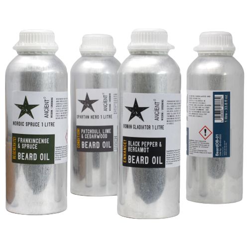 Aceite para Barba de 1 Litro - Hérpe Espartano - ¡Suaviza!