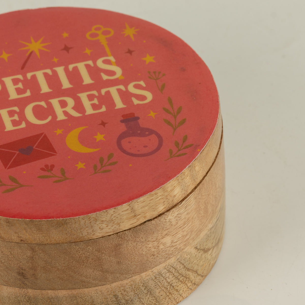 Caja esmaltada redonda - Secretos Pequeños
