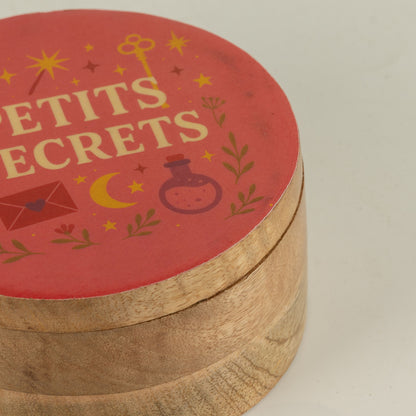 Caja esmaltada redonda - Secretos Pequeños