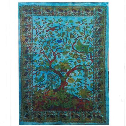 Arte Pared Algodón Árbol Vida Clásico