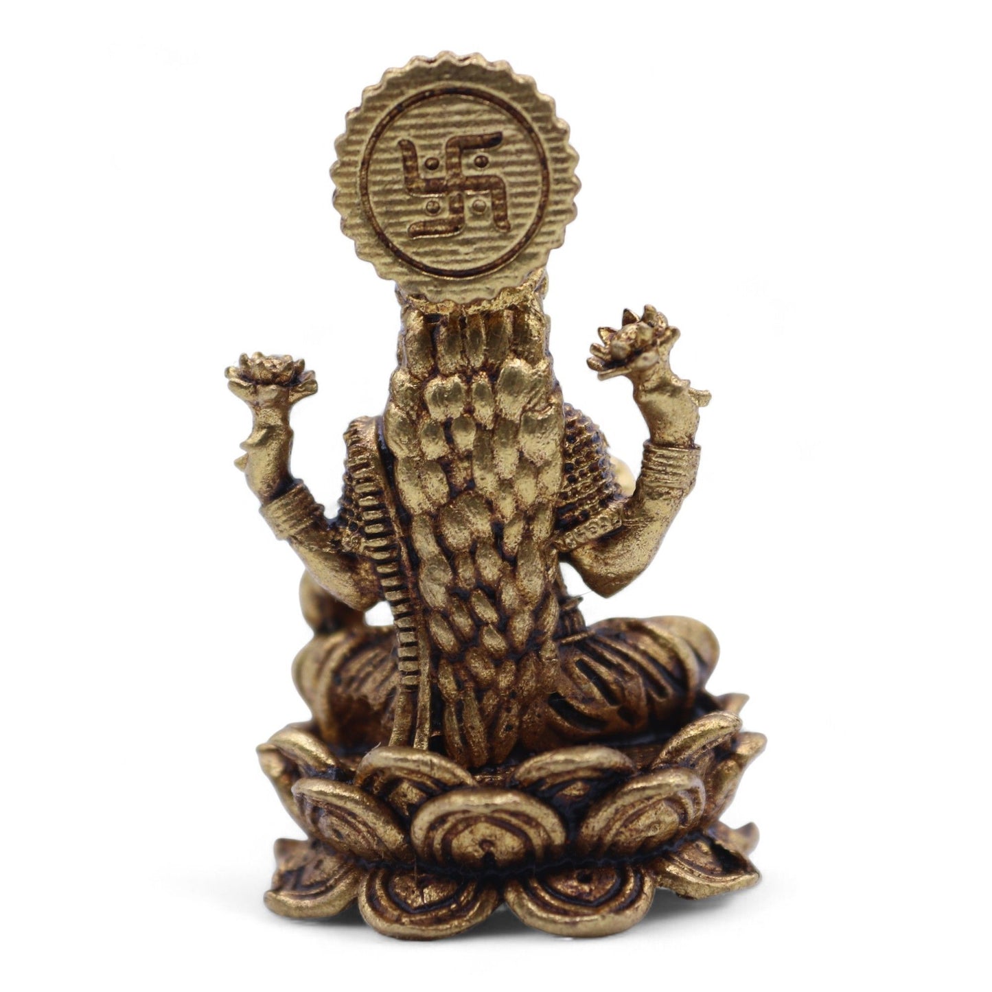 Miniaturgötter aus Messing - Laxmi (22 g) - 37 mm