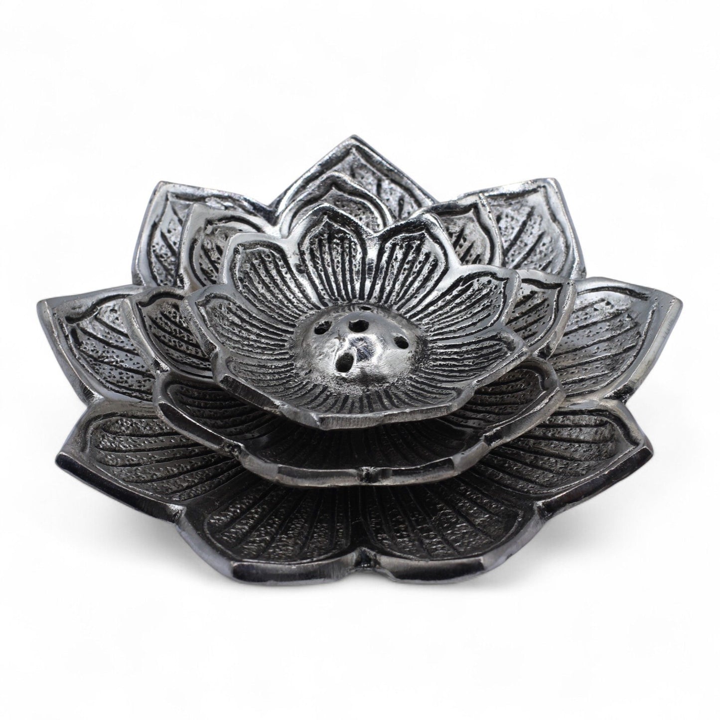 Porte-encens à trois fleurs de lotus