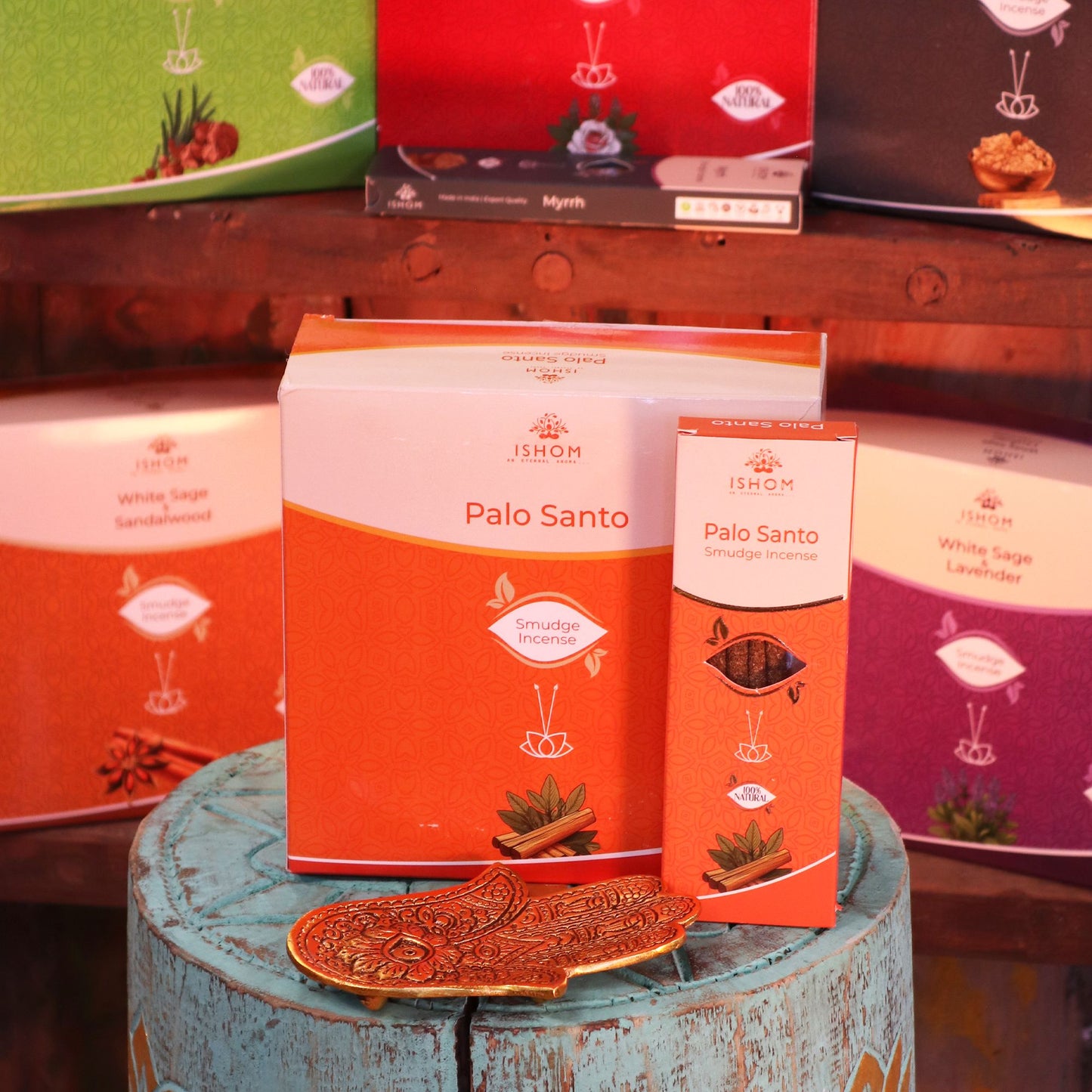 Encens Ishom Smudge - Sauge blanche et bois de santal