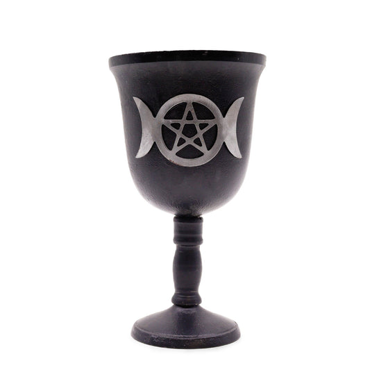 Eiserner Ritualbecher - Dreifachmond - 20x11cm