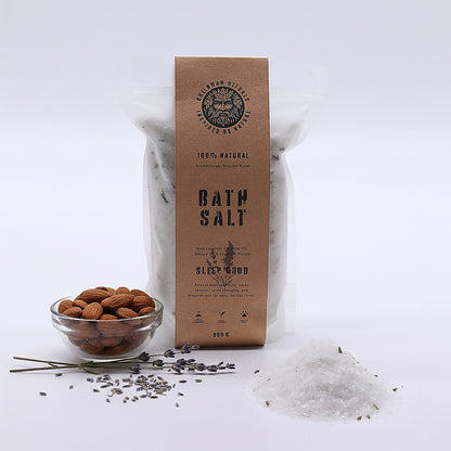 Sels de bain Epsom Greenman Rituals à l'aromathérapie à la lavande – Bien dormir